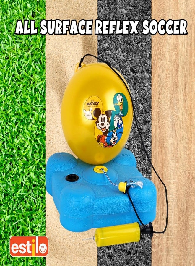 Estilo Reflex Soccer Playset Mickey - 3 Pcs Football Training Set for Kids | Improves Kick, Dribbling, First Touch & Skills | Football Toy Set | Ages 4+ - Image 2